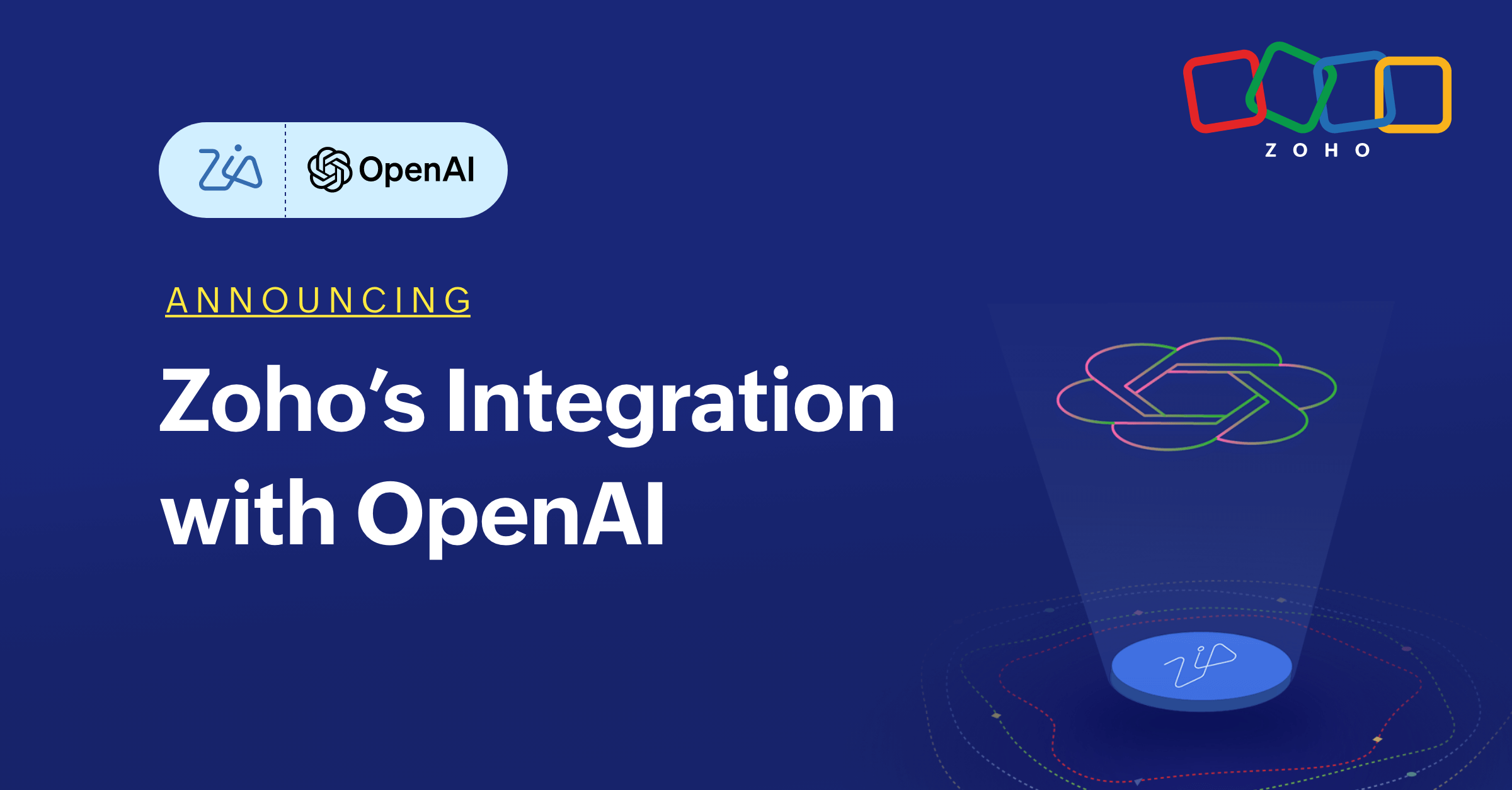 Zoho Integrates ChatGPT With Zia Strengthening Generative AI